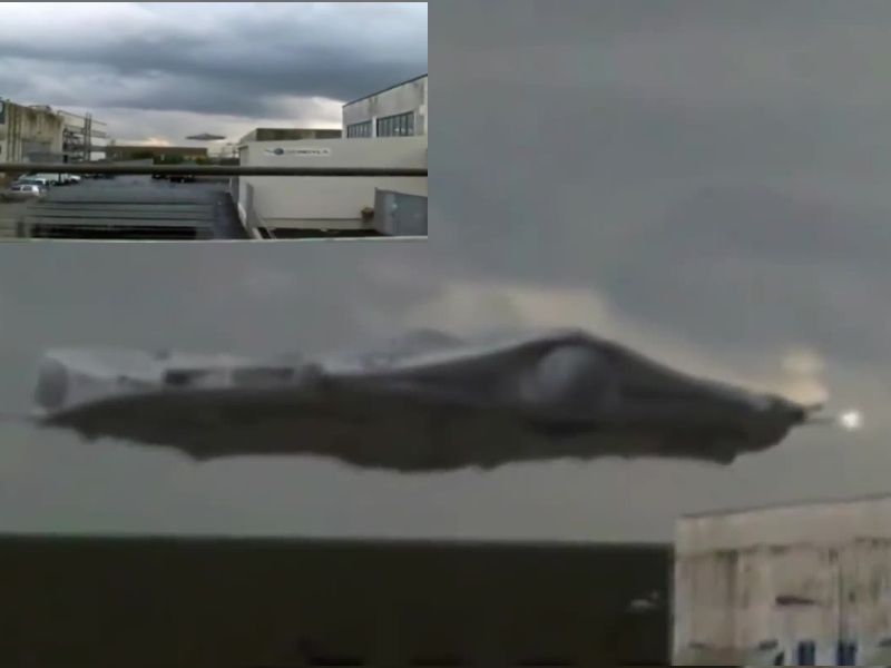 UFO auf Airport