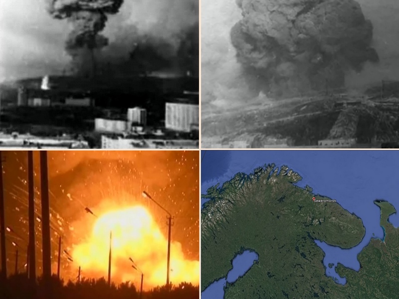 Explosion Munitionslager Murmansk