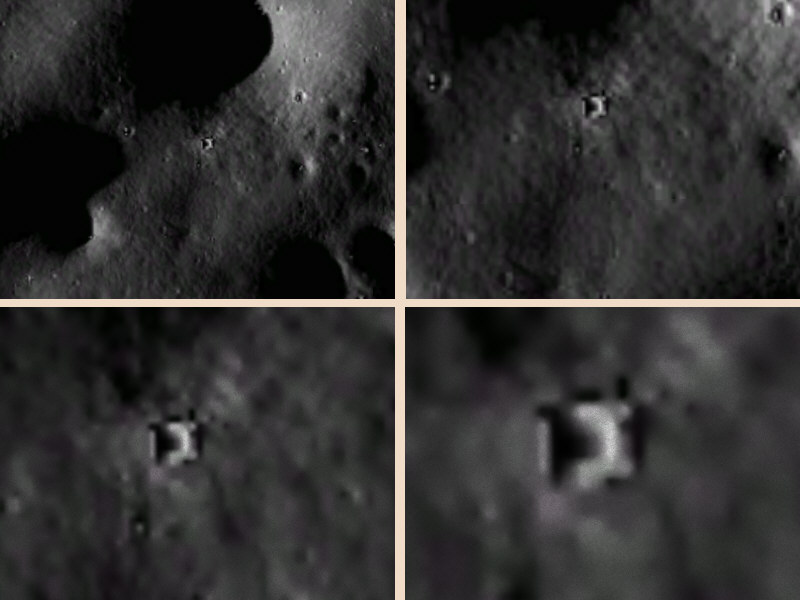 Gebaeudekomplex auf dem Mond