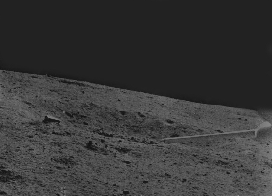 Luna 9 Panoramaausschnitt